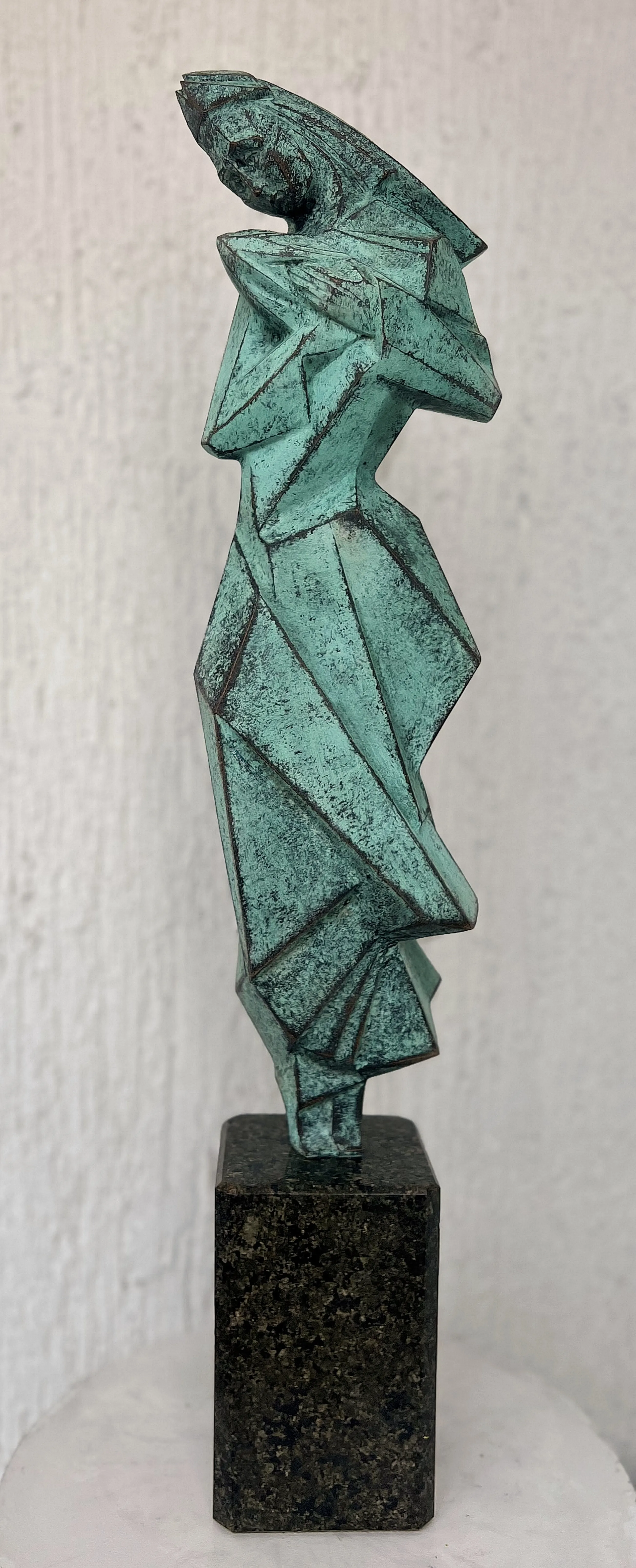Image of MOTHERHOOD by Roman Kykta, size: 660/150/120 мм, made of Bronze, granite, Sculpture Exhibition plastic arts medium, from Lviv, priced at $15000 Photo 2 of 5.