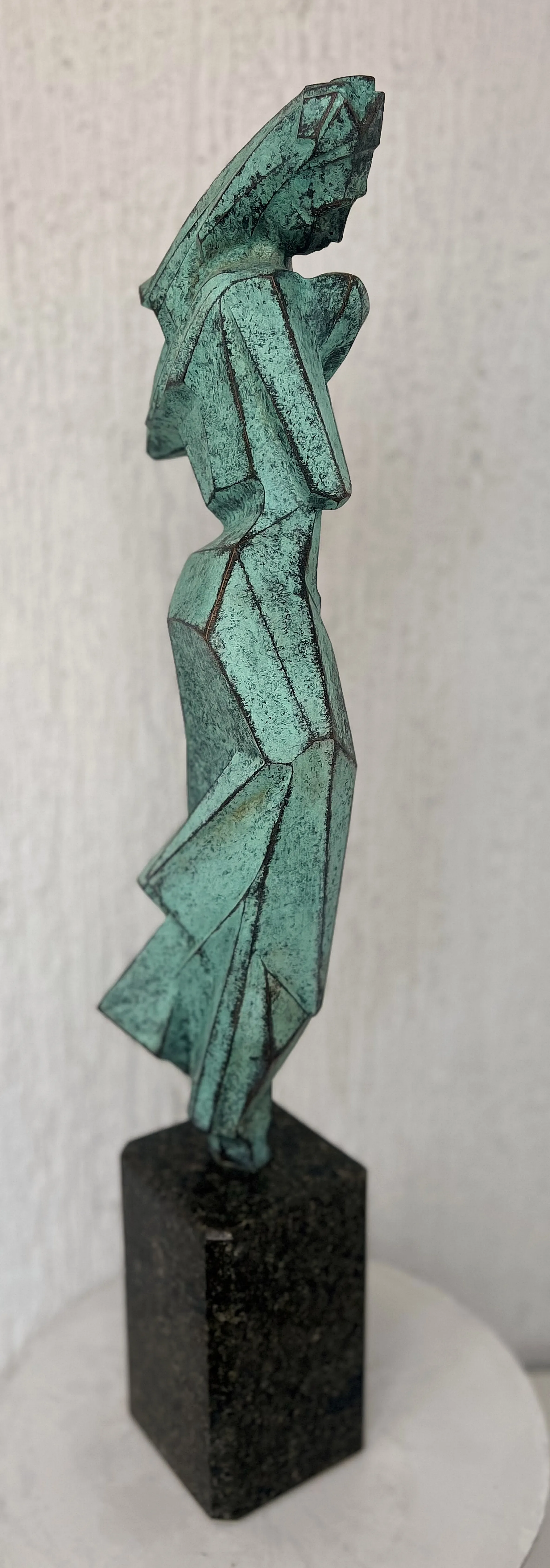 Image of MOTHERHOOD by Roman Kykta, size: 660/150/120 мм, made of Bronze, granite, Sculpture Exhibition plastic arts medium, from Lviv, priced at $15000 Photo 4 of 5.
