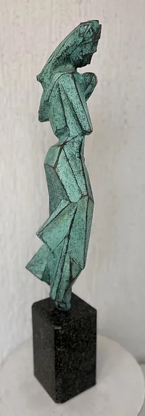 Image of MOTHERHOOD by Roman Kykta, size: 660/150/120 мм, made of Bronze, granite, Sculpture Exhibition plastic arts medium, from Lviv, priced at $15000 Photo 4 of 5.