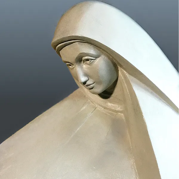 Image of KOBZARSKA POKROVA by Roman Kykta, size: 1200/800/300 мм, made of Concrete stained, Sculpture Exhibition plastic arts medium, from Lviv, priced at $15000