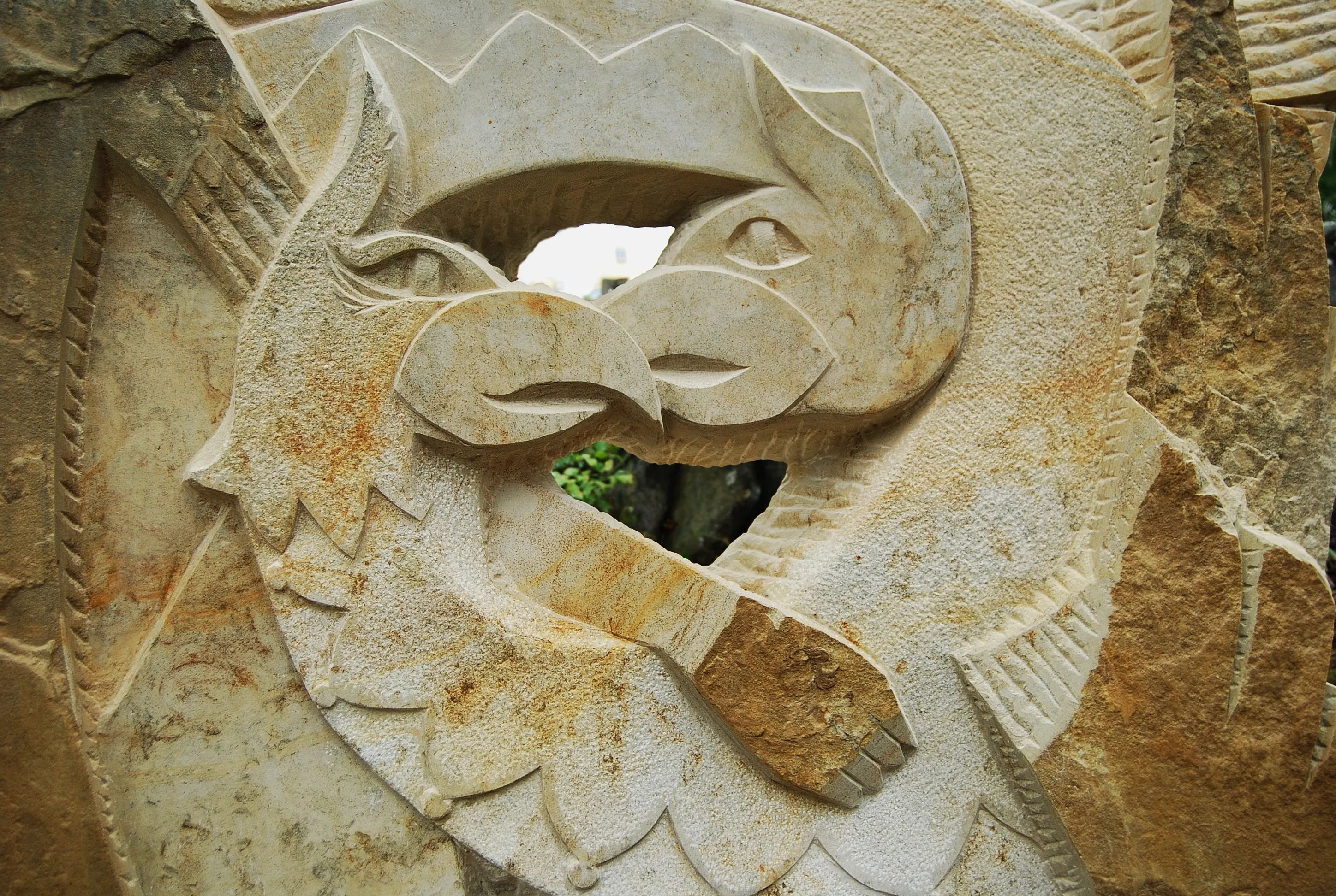 Image of PAINTING by Roman Kykta, size: 1700/1600/300 мм, made of Sandstone, Sculpture Symposiums medium, from village Busha, Yampil district, Vinnytsia region. Photo 1 of 2.