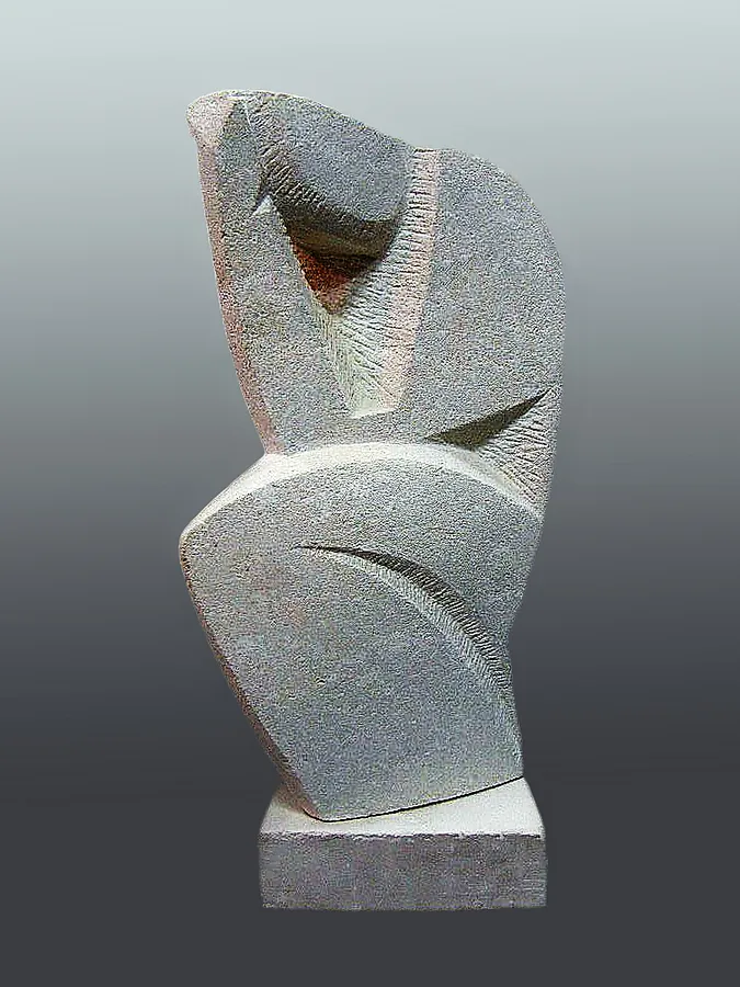 Image of THINKER by Roman Kykta, size: 600/300/200 мм, made of Limestone, Sculpture Exhibition plastic arts medium Photo 1 of 2.