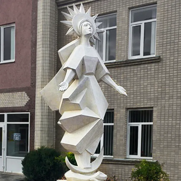 Image of APOCALYPTIC MADONNA by Roman Kykta, size: 3560/1200/800 мм, made of Composite materials, Sculpture Monuments medium, from City of Krasyliv, Khmelnytskyi region.
