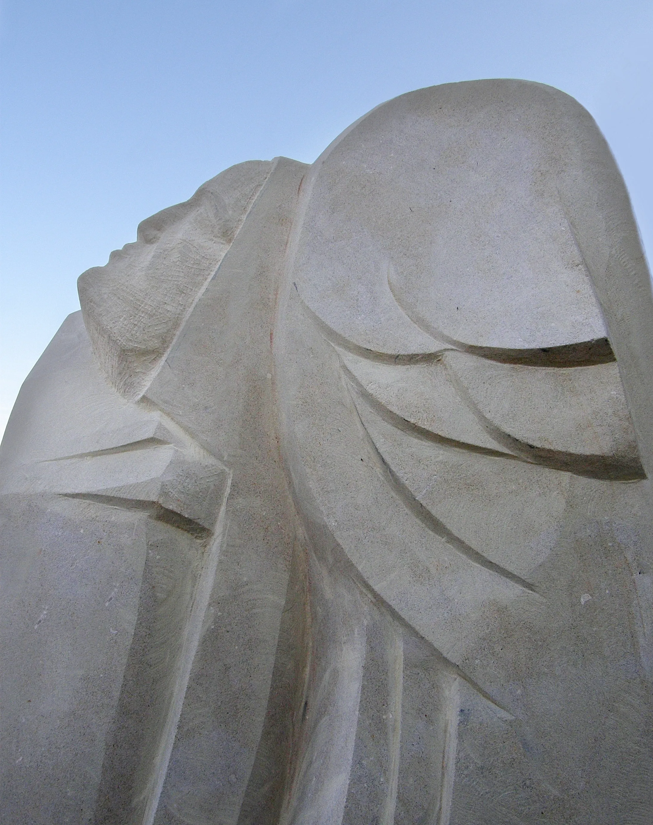 Image of GUARDIAN by Roman Kykta, size: 2600/1100/1000 мм, made of Limestone, Sculpture Symposiums medium, from City: Truskavets, Lviv region. Photo 1 of 3.