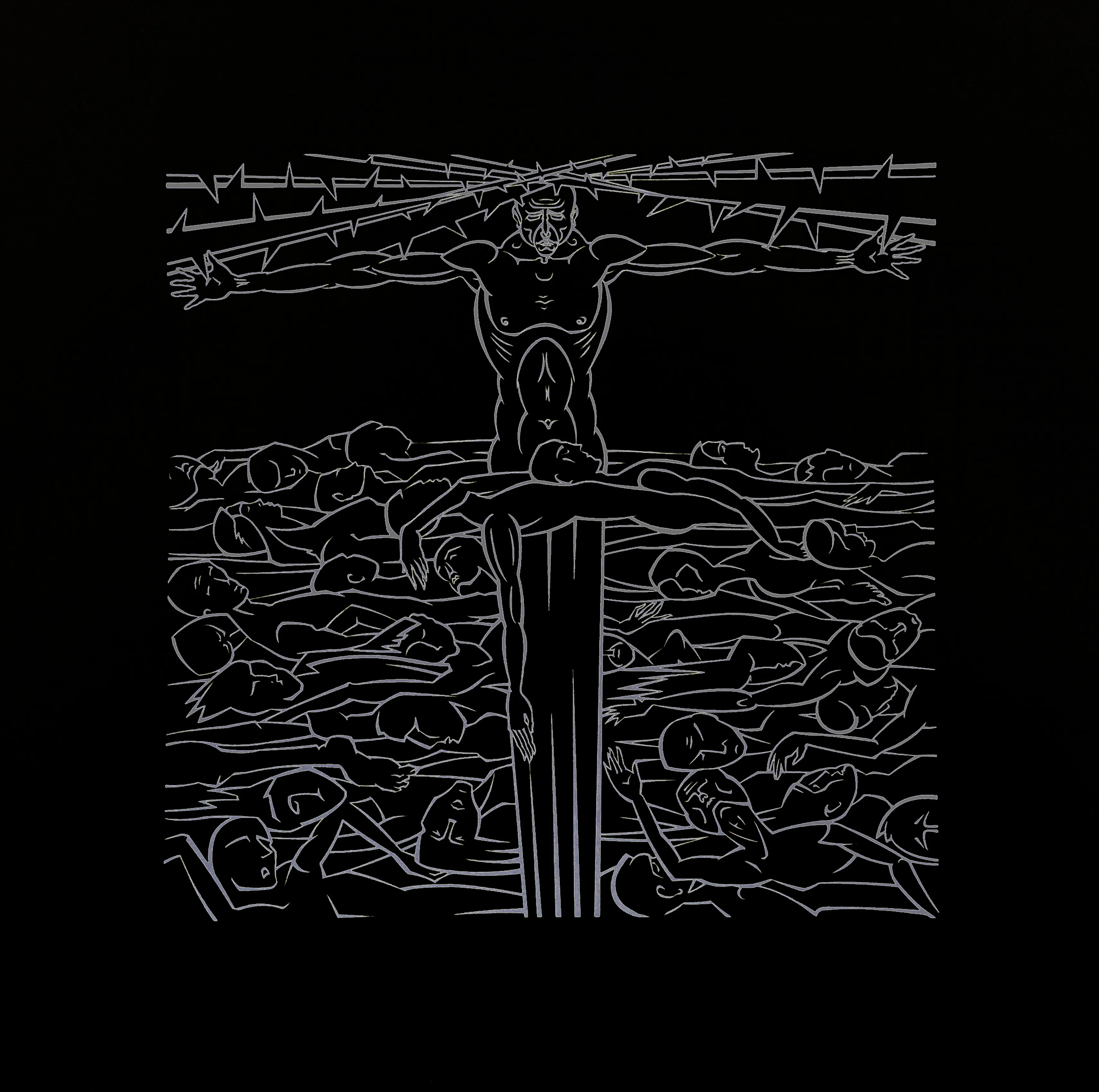 Image of IN MEMORY OF THE REPRISALS by Roman Kykta, size: 2100/2100 мм, made of Silk screen printing, Graphics medium, from Lviv Photo 5 of 8.