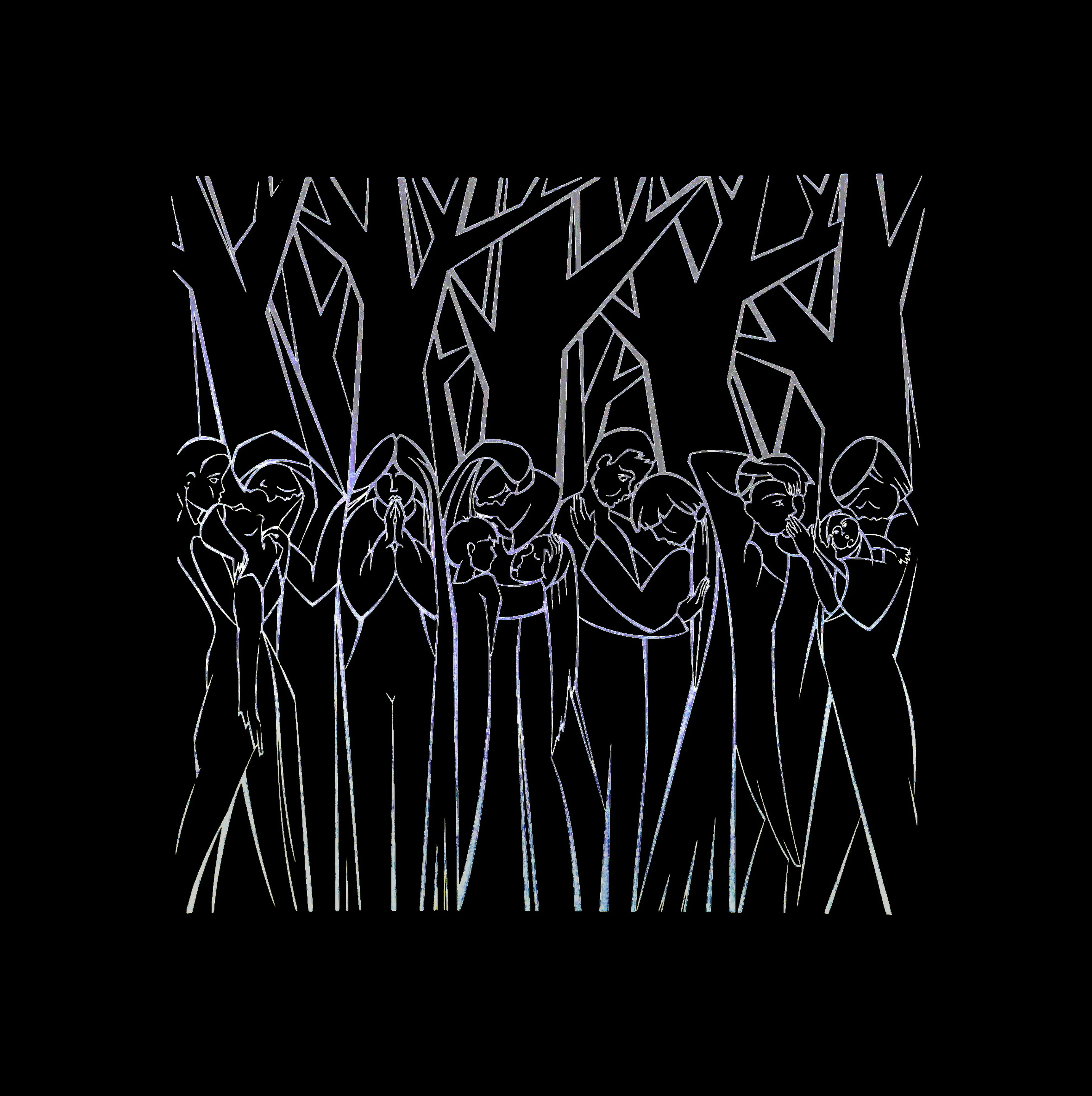 Image of IN MEMORY OF THE REPRISALS by Roman Kykta, size: 2100/2100 мм, made of Silk screen printing, Graphics medium, from Lviv Photo 6 of 8.