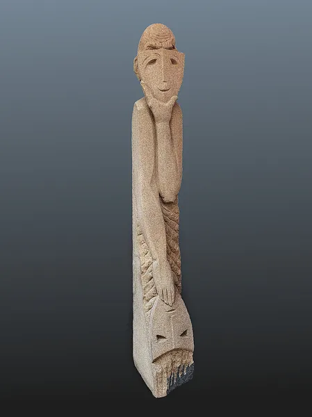 Image of POLITICIAN by Roman Kykta, size: 1800/300/250 мм, made of Sandstone, Sculpture Symposiums medium, from City of Kaiserslautern, Germany Photo 3 of 4.